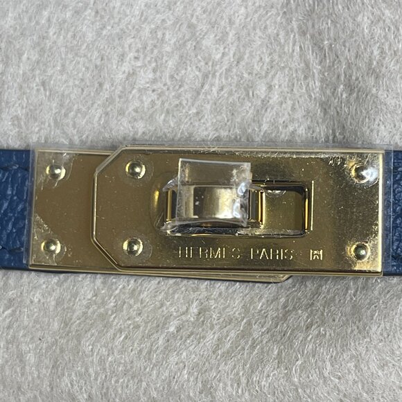 Brand New Hermes Kelly To Go Wallet Bag - Blue de Prusse / GHW - Picture 10 of 14
